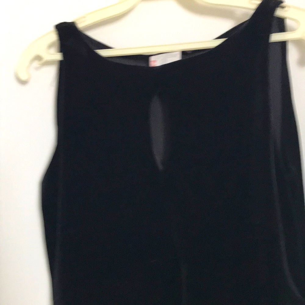 Black long length valour dress